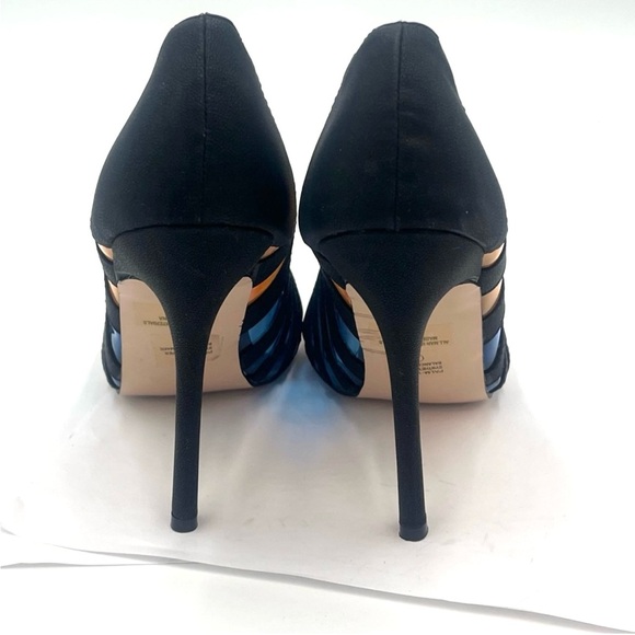 NIB Chase & Chloe Plam Striped Pumps Size 9 - Picture 7 of 11